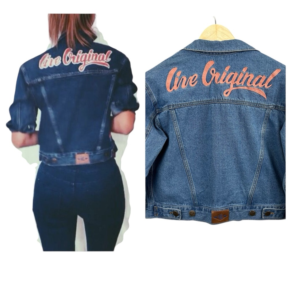 Sadie Robertson Wild Blue Live Original Jean Jacket Size Medium